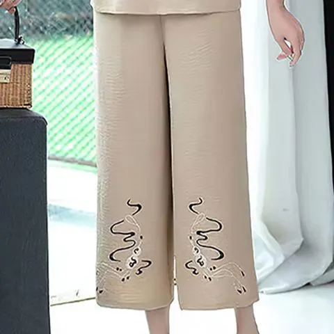 Mom%20Summer%20Clothes%20Cotton%20and%20Linen%20Suit%20Western%20Style%20Youthful-Looking%2050-60%20Middle-Aged%20and%20Elderly%20Women%20Loose%20Short%20Sleeve%20T%20T-shirt%20Top%20Two-Piece%20Set%20-%20Image%207