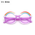 OQ BOGA 4 Styles Fashion Unisex Multicolor Round Lens Anti-UV Kids Sunglasses Children Eye Protection Plastic Full Rim UV400 Sun Glasses. 