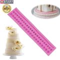 Pearl Chain Decorating Silicone Mold, Sugarcraft Cake Decorating Tools,Fondant Mold Border Cake Mould. 