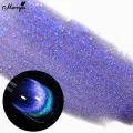 Monja 8ml Nail Art Double Light Cat Eye Magnetic Gel Glitter Nail Art Polish Soak Off UV LED Gel Varnish DIY Nail Art Tools. 