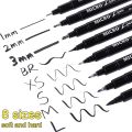 【Parchment & Lace】8Pcs Micron Line Calligraphy Pens Neelde Drawing Hand Lettering Pen Waterproof Pigment Sketch Art Markers Pen Design Supplie. 