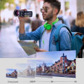 ORDRO AC3 4K WI-FI Digital Video Camera Camcorder DV Recorder 24MP 30X Zoom IR Night Vision 3.1 Inch IPS LCD Touchscreen with 2pcs Recharge-able batter-ies + Extra 0.39X Wide Angle Lens + External Microphon-e + Lens Hood + Camera Holder. 