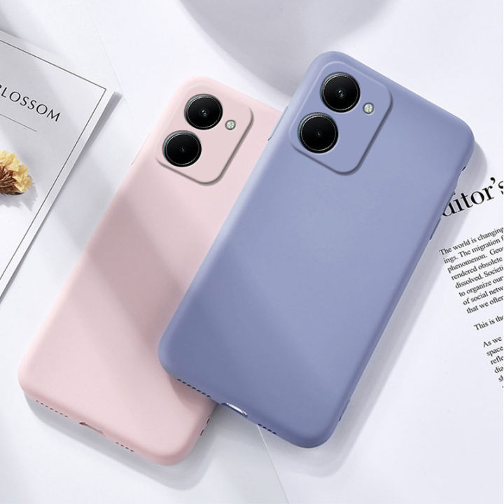 Sroof%20For%20Realme%20C33%20Liquid%20Silicone%20Macaron%20Candy%20Color%20TPU%20Falling%20and%20shockproof%20Soft%20Phone%20Case%20Shell%20Protector%20Back%20Cover%20-%20Image%202