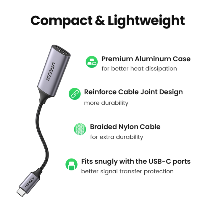 Ugreen%20USB%20C%20HDMI%20Cable%20Type%20C%20to%20HDMI%20Thunderbolt%203%20Adapter%20for%20MacBook%20Samsung%20Galaxy%20S10/S9%20Huawei%20Mate%2020%20P20%20Pro%20USB-C%20HDMI%20-%20Image%208