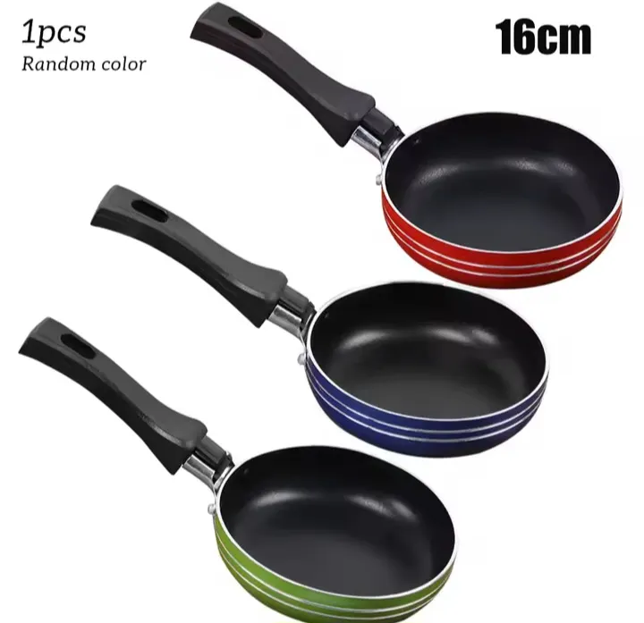 Nonstick Frypan Sauce Pan Tawa Pan Non Stick Frying Pan- 16cm non-stick frying pans easy to use for steak, eggs, pancakes, burgers, breakfast, get it , Egg Master Pancake Maker Cookware Pan Pot with Non Stick