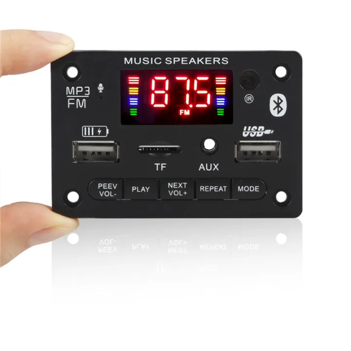 Bluetooth%205.0%20MP3%20Decoder%20Board%20Amplifier%20Audio%20Player%2012V%20DIY%20MP3%20Player%20Car%20FM%20TF%20USB%20AUX%20Remote%20Module%20-%20Image%205