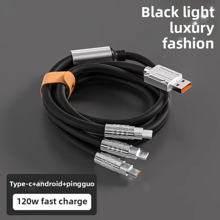 3%20In%201%20120W%20Fast%20Charging%20Cable%20Cord%20For%206A%20USB%20Type%20C%20Charger%20Data%20Cable%20Multi%20Port%20Usb%20Charging%20Wire%20-%20Image%204