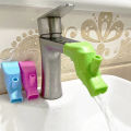 Bathroom Sink Nozzle Faucet Extender Rubber Elastic Water Tap Extension Kitchen Faucet Accessories For Children Kid Hand Washing. 