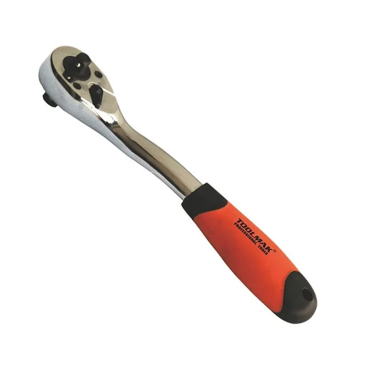 Ratchet Wrench Handle - 2-in-1 - 1/2" & 3/8" - CRV - Toolmak