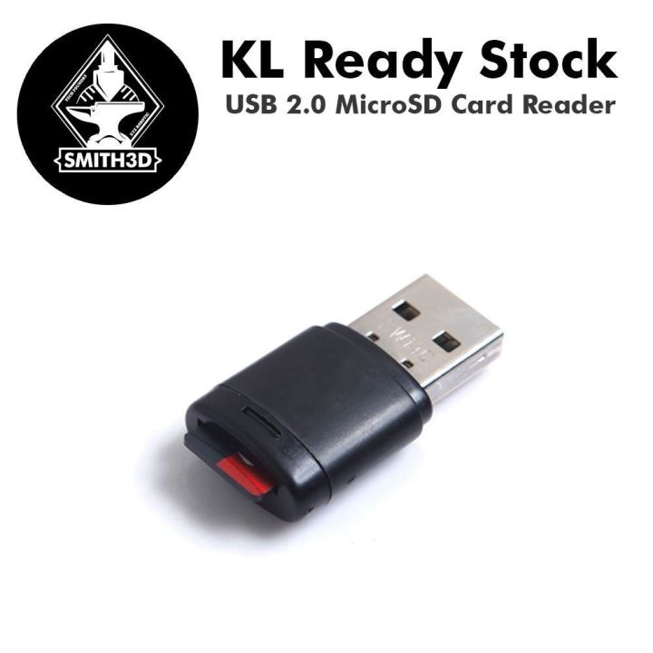 USB 2.0 MicroSD Card Reader Mini Portable Backup for 3D Printer