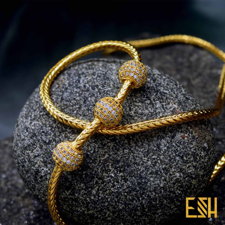 Thalikkodi%20Wedding%20V%20Cut%20Rope%20chain%20mugappu%20chain%20with%20Ball%20Pendent%20new%20model%20designs%20Fashionable%20and%20Stylish%20Gold%20plated%20Chain%20-%20Image%208