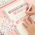 1Pcs Kawaii Cat Paw Straight Ruler Cute Transparent Rulers Student Stationery Measuring Drawing Tools Office School Supplies. 