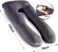 Rayyu Pregnancy Pillow, U Shaped Maternity Pillow with Removable Velvet Cover, Full Body Maternity Pillow Perfect to Cuddle (Re Washable). 