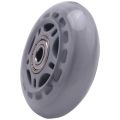 Skating Shoes 608ZZ Bearing Inline Skate Wheel Clear Gray. 