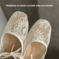 1 Pair Elegant Slip On Design Lace Mary Jane Shoes Soft Sole Comfort Fit Slip On Shoes Breathable Dress Flats for Women. 
