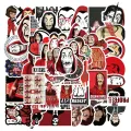 20/40/60 pcs of Money Heist Stickers TV Series Stickers for laptop skateboards. 