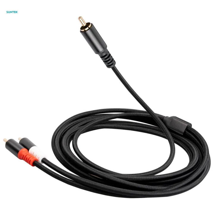 RCA%20to%202RCA%20Subwoofer%20Cable%20Y%20Adapter%20Splitter%20for%20Headphone%20Amplifier%202m%20-%20Image%204