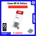 OEM Canon NB-6L 1000mAH 3.7V Rechargeable Li-ion High Capacity Battery Pack - NB 6L NB-6L NB6L Battery Pack Canon Camera Battery Nikon Godox Yongnuo Camera Video Photo Videography Photography Outdoor Replacement Lighting Light. 