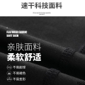 Clothing suit running training men's tight shorts short-sleeved black sports suit men's sports training men's clothes quick-drying tops. 