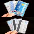 Protect ID Card Business Card Cover PVC Transparent Credit Card Holder 10PCS CN. 