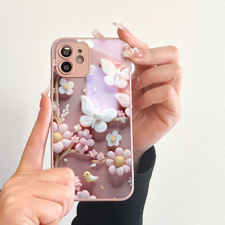 UCUC%20for%20OPPO%20F19%20Pro%20A94%20Cover%20Tempered%20Glass%20Golden%20Pearl%20Luxury%20Metallic%20Lens%20Phone%20Case%20-%20Image%205