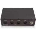 MIDI Box Musical Instruments USB MIDI Interface Merge Thru Box 64 MIDI Channels. 