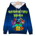Anime Game Angry Geometry Dash Hoodies Kids Clothes Long Sleeve Pullover Children Hoody Sweatshirt Boys Girls Hoodie Streetwear. 