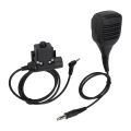 Hand Microphone + U94 PTT 7.1mm High Strength Shoulder Microphone PU Line. 