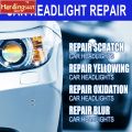 【Miga Plaza】Hardingsun 50Ml Car Headlight Restoration Kit Headlight Restorer Cleaner And Scratch Remover Magic Gatas Headlamp Care Repair Fluid Headlight Polish. 