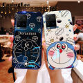 Casinglee For VIVO Y33S Case Cute Doraemon Soft Shockproof Cartoon Design Couple Full Protection Back Cover VIVO Y33S Phone case For girls and Boys. 