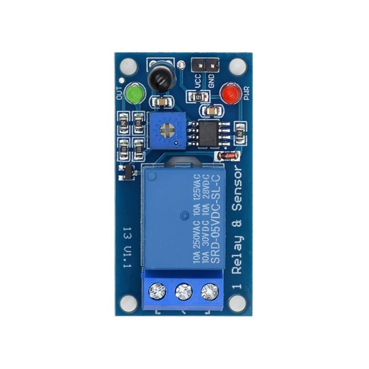 Ir 1 Channel 5v 12v Detection Sensor Module Alarm Sensor Relay Module ...
