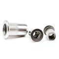 70pcs/box Aluminum Rivet Nut Rivnut Nutsert Mix M3 M4 M5 M6 M8 Size Set Assortment Kit Flat. 