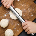 Stainless Steel Rolling Pin Kitchen Utensils Dough Roller Bake Pizza Noodles Cookie Dumplings Making Non-stick Baking Tool FUHENG. 