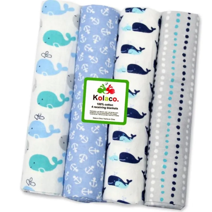 4-Piece%20Flannel%20Receiving%20Blankets%20%7C%20baby%20swaddle%20baby%20blanket%20receiving%20blanket%20infant%20new%20born%20cotton%20flannel%20%7C%2076cm%20x%20102cm%20-%20For%20Baby%20Boy%20-%20Image%203
