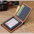 Fuerdanni Horizontal Section Best Selling Short Embossed PU Leather Men's Wallet / Purse. 