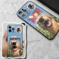 Fashion Design Anti-dust Phone Case For Samsung Galaxy A40/SM-A405FN/DS Waterproof Shockproof Card sleeve Dog Graffiti. 