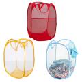 Cloth bin Laundry Bucket  Fordable Home Laundry Basket Fordable Net Dust Bin Toy Storage Basket Dirty Cloth Organizer For Home Use And Laundry use. 