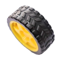 Car Tyres Wheels For Arduino TT Gear Motor Chassis , Smart Robot - 1pc. 