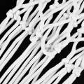 2xDurable Basketball Hoop Net Heavy Duty Night Glow 12-Loop Mesh White. 