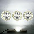 230v AC LED Plate 12W 3pcs lot LED Bulb Replacement 2835 SMD LED Beads Round Aluminum Plate for LED Bulb Replacement Repair Cool White Warm White. 