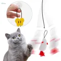 Pet Kitten Cats Mice Toys Hanging Door Cat Plush Toy for Kittens Kitty. 