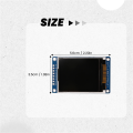 1.8 Inch LCD Display Module Full Color 128x160 RGB SPI TFT LCD Display Module ST7735S 3.3V Replace OLED Power Supply. 