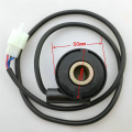 Motorcycle Digital Odometer Sensor Cable Set for Speedometer Meter Counter, 2 Pcs Modification Accessories. 
