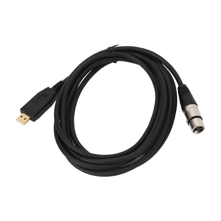 USB%20To%20XLR%20Converter%20Cable%20ABS%20Practical%20Microphone%20Adapter%20Cable%20Sensitive%20Reusable%20Stable%20Transmission%20for%20Home%20-%20Image%208
