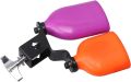 Double Sambago Bell Percussion Jam Block Latin Music Cowbell Knocker Drum Accessories Plastic 10mm Block Musical Instrument Kit. 