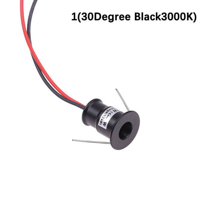 Spot Light 1W Mini LED Spotlight 12V Dimmable 15mm Recessed Downlight Ceiling Lamp Indoor Showcase Display Lighting