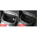 1 Piece Car Center Console Armrest Storage Box Black Organiser Accessories for Nissan Navara D23 NP300 2015-2019. 