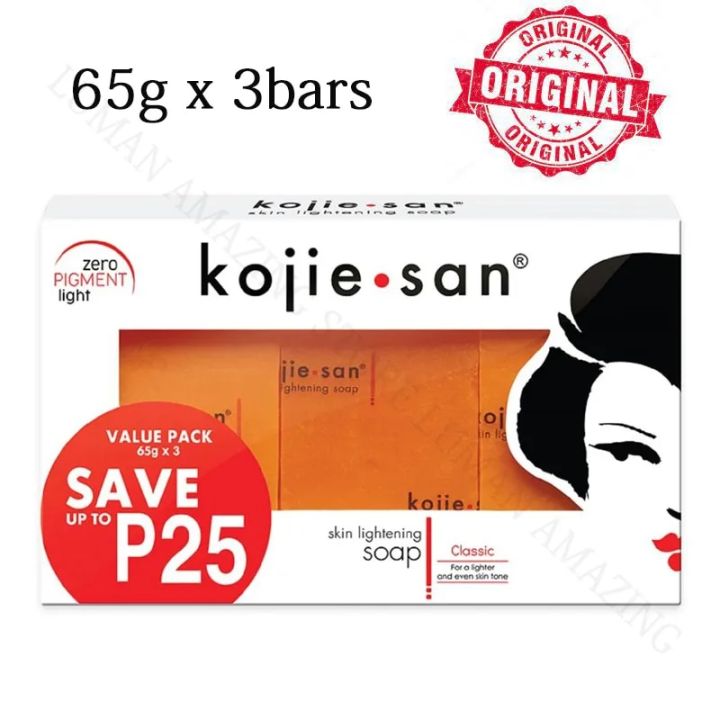 Original%20guarantee%2065g%20x%203,65g%20x2%20Bars%20Kojie%20San%20Skin%20Brightening%20Soap-Kojic%20Acid%20Soap%20for%20Dark%20Spots%20-%20Image%202