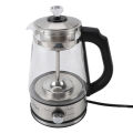 Electric Tea Maker Easy Cleaning Removable Infuser 4 Gears Button Automatic Tea Brewing Pot US Plug 110V for Home for Oatmeal. 
