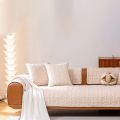 Modern Weaving Pattern Velvet Sofa Cushion Non-Slip Warm Sofa Seat Cover Cloth Wearproof Nordic Style Couch Mat Winter. 